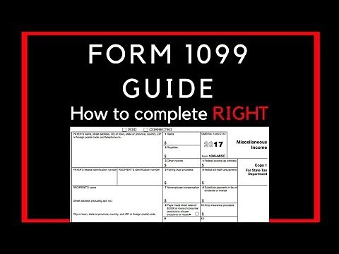 HOW TO COMPLETE A 1099 FORM FOR YOUR WORKERS