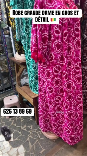 Robe grande dame en gros et détail – Robe Kasa coton Madina