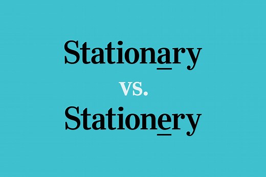 “Stationary” vs. “Stationery”: How to Get It Right