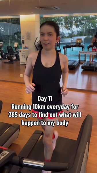 Day 11 Running 10km everyday for 365 days to find out what will happen to my body Thursday evening 90 minutes 12km run on treadmill at gym. Angeline Ong Yoga & Massage Therapy WhatsApp: 016 826 2812 #asicsnimbus26 #asicsmalaysia #asics #runningshoes #running #workout #asicsmy #gym #residence #pearlsuriaresidence #kl #malaysia #facilities #workout #treadmill #running #selflove #selfcare #lovemyself #health #fitness #fyp #runner #cardio #stretching #50s