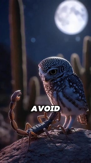 The Tiny Owl That Eats Deadly Scorpions! #shorts