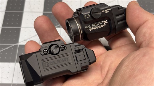 Watch Olight PL X and Streamlight TLR-7x Comparison on Amazon Live