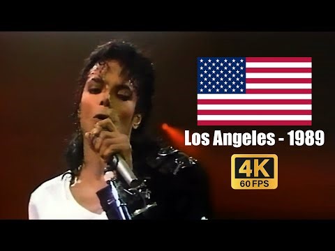 Michael Jackson | Bad - Live in Los Angeles, 1989 (4K60FPS)