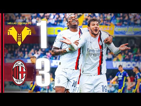 Theo, Pulisic and Sammy secure win | Hellas Verona 1-3 AC Milan Highlights Serie A