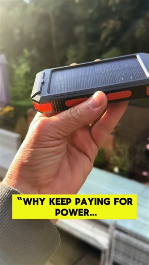 Portable Solar Charger for Camping and Emergencies