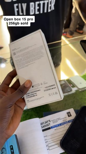 Open box iPhone 15 pro 256gb sold #iphone #iphone15pro #fyp #fypシ゚ #gadgetpluginasaba #gadgetplug #jayjaysgadget