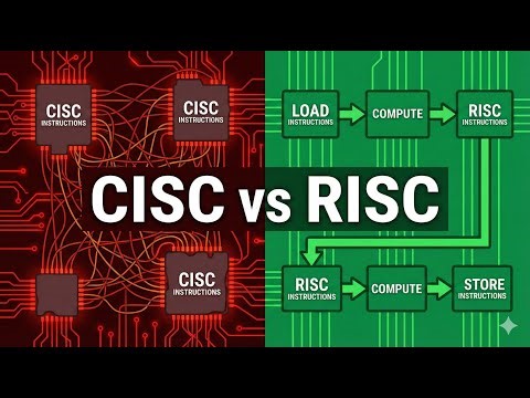 1.9 CISC vs RISC Architecture Explained | CPU Design Comparison | Why RISC Dominates ?
