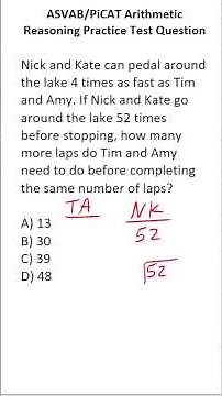 ASVAB/PiCAT Arithmetic Reasoning Practice Test Q: Long Division #acetheasvab with #grammarhero