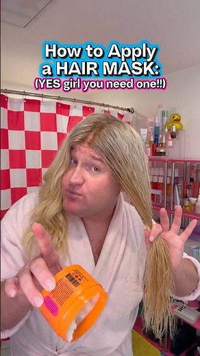 ✨How To Apply A Hair Mask (YES you need one!) #hairmask #damagedhair #hairtips #haircare #hair