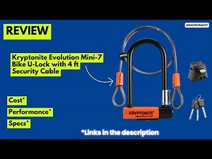 Kryptonite Evolution Mini-7 Bike Lock Review – BEST Anti-Theft U-Lock? | High Security Bike Lock
