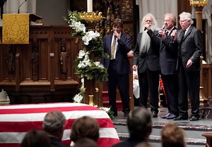 WATCH: Oak Ridge Boys sing ‘Amazing Grace’ at George H.W. Bush Houston funeral