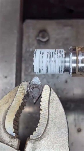 Amazing CNC Metal Turning Process! Precision Carbide Insert Machining on a Lathe