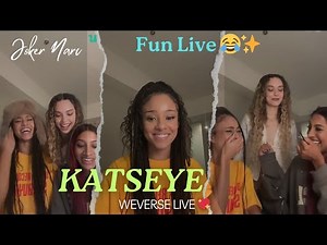 ✨(ALL SUB) KATSEYE MANON, LARA and DANIELA LIVE WEVERSE 💗😍(09.23.24) #KATSEYE #weverse #weverselive