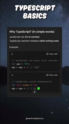 #2 TYPESCRIPT BASICS
