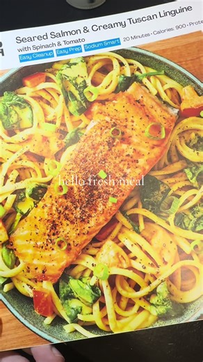 our first hello fresh meal we made🤍 great portion and so easy to make!! @HelloFresh US #hellofresh #grocery #dinnerideas #simplerecipe #hellofreshmeal