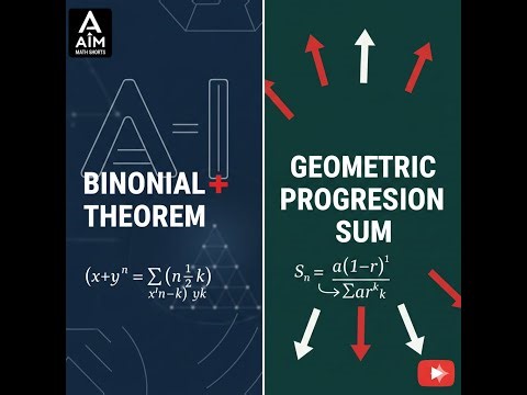 BINOMIAL THEOREM AND GP JEE