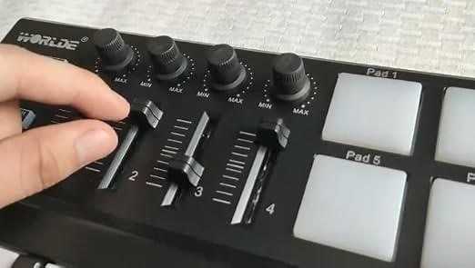 PANDA MINI 25 Keys USB Midi Keyboard Controller