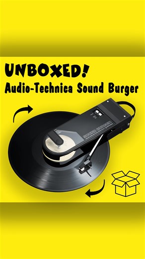 23K views · 525 reactions | After 40 years, the Audio-Technica Australia Sound Burger is back!  The Sound Burger is a fully automatic portable turntable, with Bluetooth® wireless connectivity, up to 12 hours of battery life and USB-C charging. Here’s how to use this portable beast!  ▶️ Now playing Dead City Ruins! 落  Shop now at JB!  https://fal.cn/3zSwZ | JB Hi-Fi | Facebook
