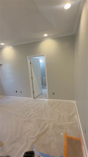Silver Strand for the walls and Hi-hide White for the trim and doors. Sherwin-Williams | Hosanna Renovations LLC