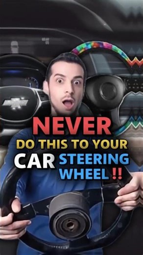 This Small Steering Wheel Mistake Can Kill You #car #steeringwheel #decoration