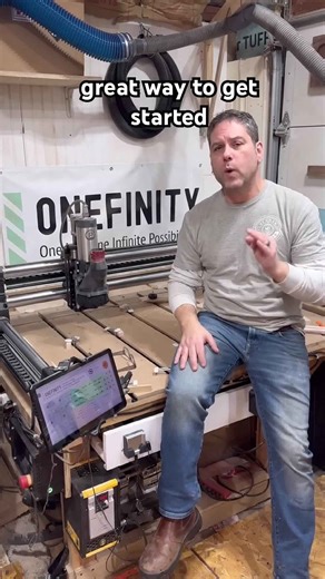 The Onefinity Apprentice series for people who want to start CNC work #workshop #woodworking #cnc