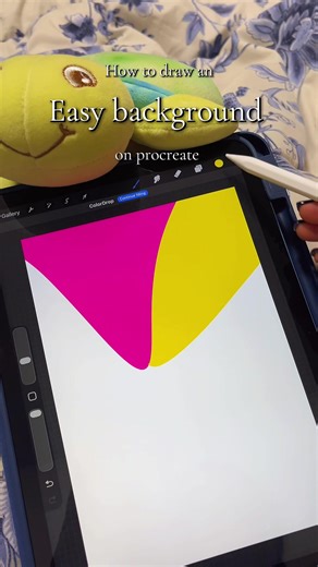 Easy Background Drawing Tutorial on Procreate