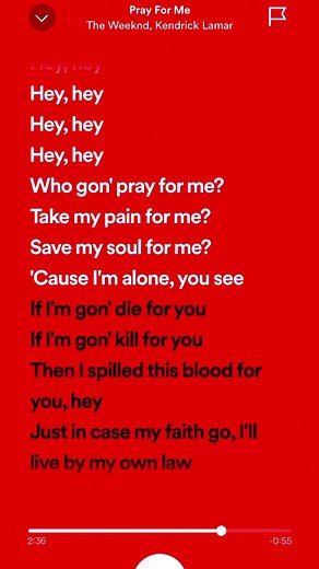 Pray For Me | The Weeknd, Kendrick Lamar