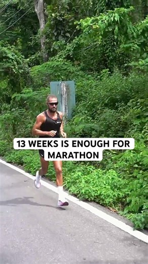 13 Weeks Is Enough to Race a Marathon #running
