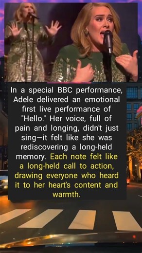 💖 “Hello Thriller: Adele’s Emotional Moments on the BBC”