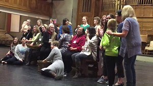 38 reactions | A sneak peek of the woman's chorus rehearsing for our upcoming Eugene Onegin, playing at the Jubilee Auditorium February 3, 7 & 9. They sound amazing!!! We still have great seats available. To book, or to find out more about this epic production, visit calgaryopera.com or call our Box Office at 403 262 7286. | Calgary Opera | Facebook