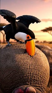 A heartwarming act of kindness in nature 💚 #wildlife #wildliferescue #animals