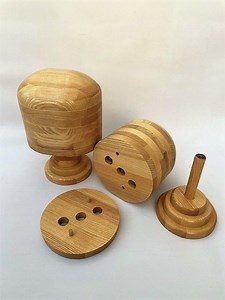 Wooden Hat Block on Stand / Oval or Round Open Crown Hat Block / Hat Making Block / Also Can Be Used Stand for Wig and for Millinery - Etsy
