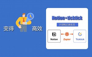 【变得高效】生活-Notion+Ticktick 计划和记录生活