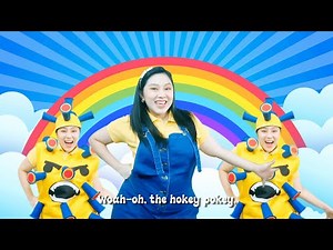 Hokey Pokey Dance Party for Kids 💃 | Jump and Jive with Mama Mira