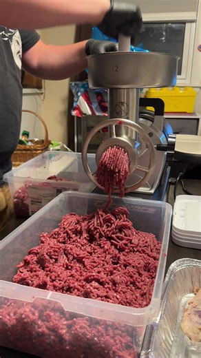 Venison burgers! Here we come! #venison #whitetail #meat
