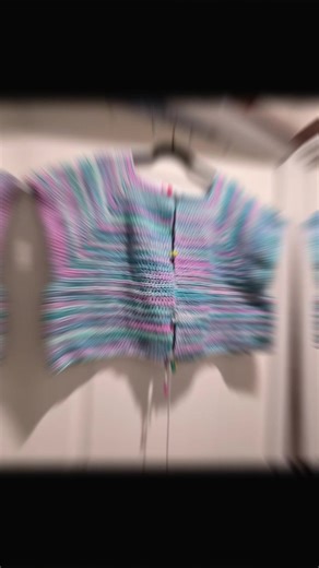 Day 4 on the new cardigan. Pattern is MJ's Off the Hook Colour Block Cardigan, just using one colorway instead. Caron Blossom Cakes Crocus#cardigan #crochet #handcraft