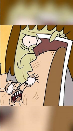 Mordecai & rigby eat muscle mans butt #shorts