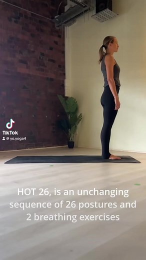 The standing series in Hot 26 yoga is a sequence of postures that...