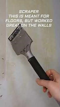 Easily Remove Wallpaper Glue #shorts #diy #wallpaper