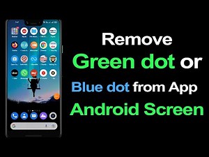 How to disable green dot or blue dot from updated apps on Android phone Home screen?