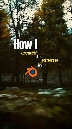 Create this running scene in Blender.......#blender #3d #3dartist #environmentdesign