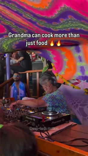 Coolest Dj Grandma 😎