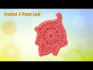 Crochet Fall Fabulous Wreath: 5 Point Leaf | EASY | The Crochet Crowd