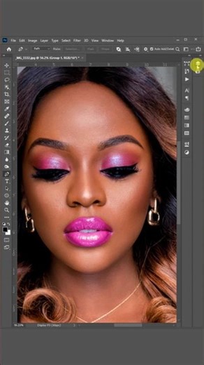 How to lip color create in Photoshop #photoshop #shorts