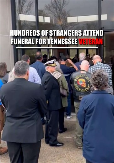 HONORING A HERO: Hundreds of strangers show up for a Tennessee funeral to salute a veteran who passed away with no known family.