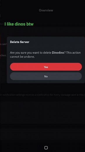 How to delete a discord server