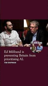 Is Ed Miliband holding back AI in Britain?