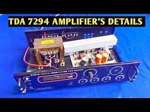 Tda 7294 Amplifier details | 7294 Ic Amplifier's Speaker | 7294 Amplifier