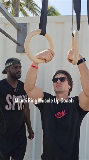 Have you ever wanted to learn the ring muscle up? Ring muscle-ups build full-body strength, focusing on the back, shoulders, chest, and arms, while also improving grip strength and core stability. Join our online course, or hit us up on the beach in Miami. #Miami #ringmuscleup #muscleup #upperbody #aventurafitness #miamifitness #balharbourfitness #goldenbeach | SpryMiami