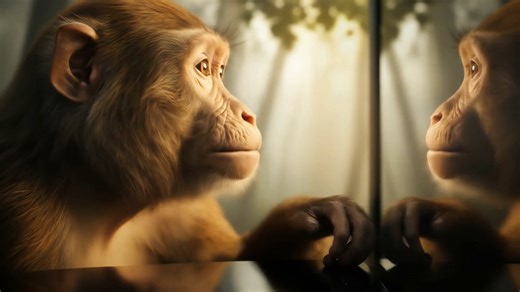 7.7K views · 211 reactions | Monkey In A Mirror: Holographic Self...